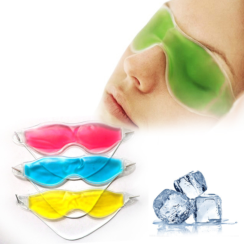 Masks Sale- Women Essential Beauty Ice Goggles Remove Dark Circles Relieve Eye Fatigue Eyemask Gel Collagen Patch Free Shipp-image-404701106