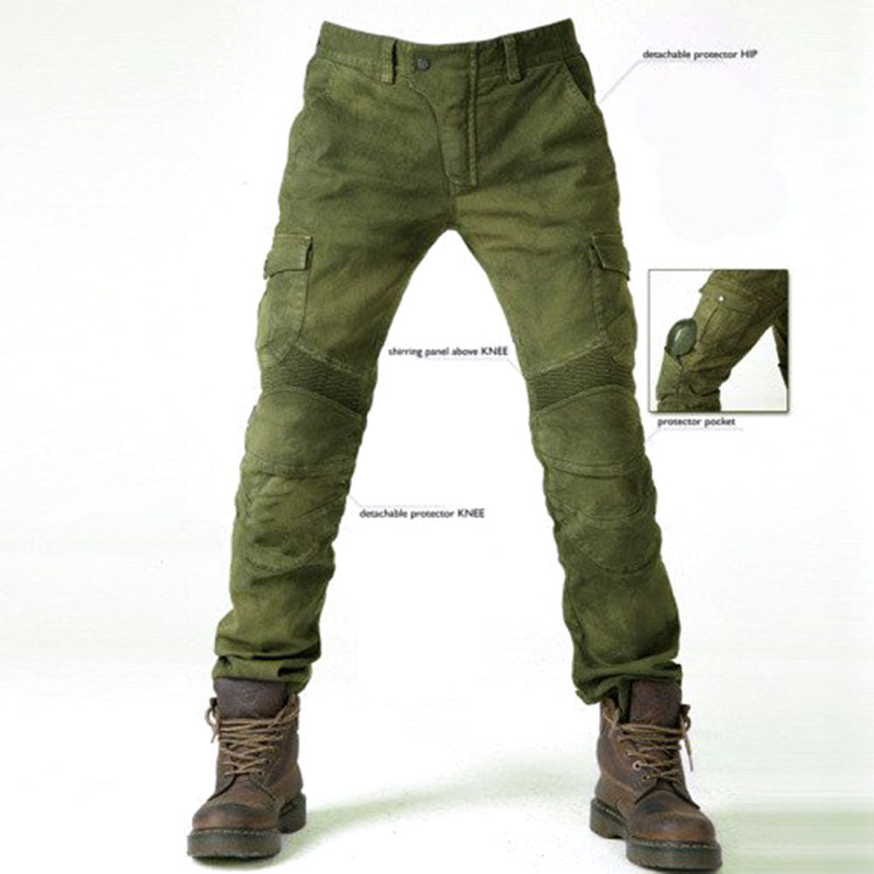 

TKOSM 2017 KOMINE MOTORPOOL UBS06 Motocross Pants Motorcycle Men's off-road Outdoor Jeans Cycling Pant With Protect Equipment