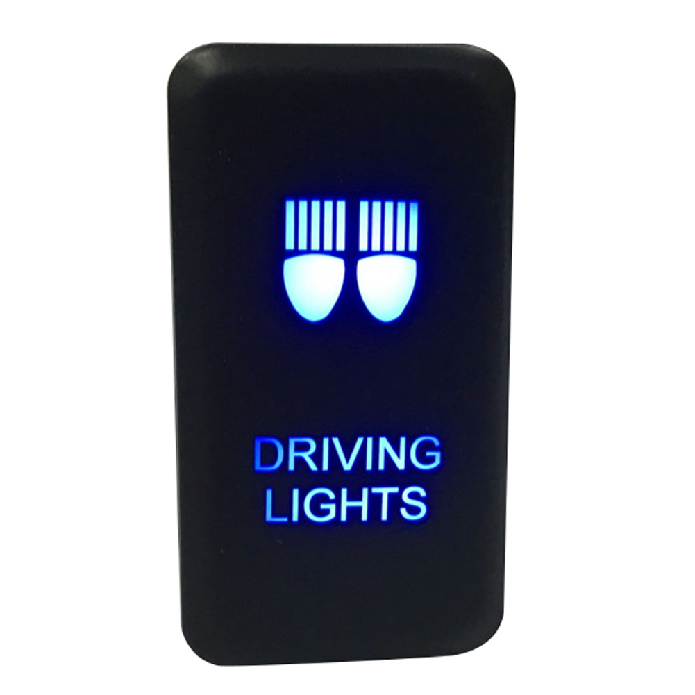 

Guaranteed 100% Push switch 12V Blue DRIVING LIGHTS For Toyota Landcruiser 79 Series New Model Free Shipping