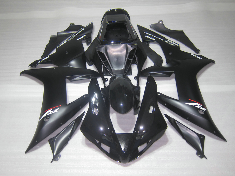 

Injection molded motorcycle fairing kit for Yamaha YZF R1 2002 2003 matte black fairings set YZF R1 02 03 OT56, Same as picture