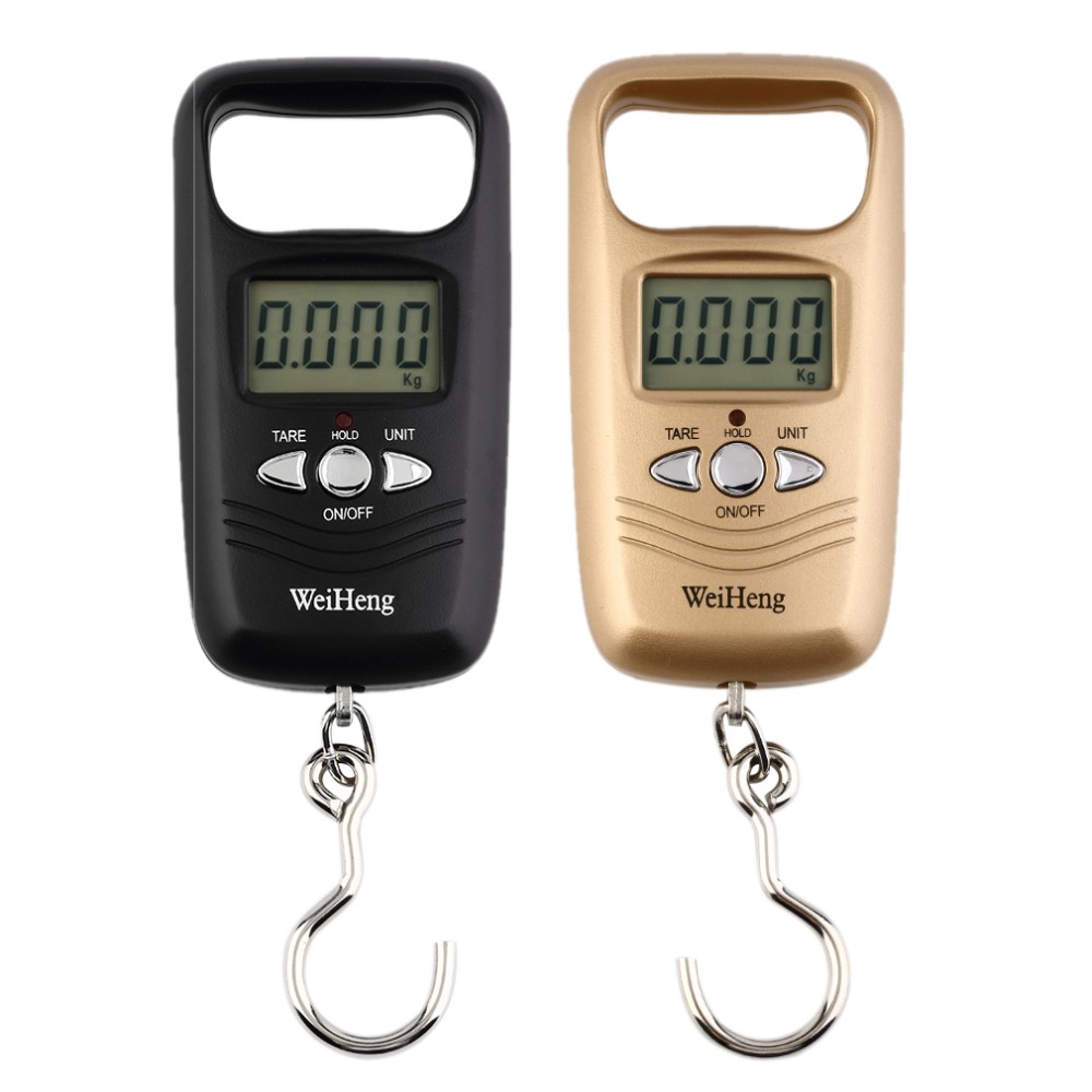 

Mini Hanging Scale Pocket Portable 50kg LCD Digital Luggage Weighting Fishing Hook Scale Electronic Scales For Weight Measurement Instrument