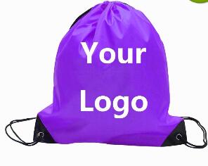 

210D Customize Drawstring Tote bags Logo print Advertising Backpack folding bags Marketing Promotion Gift shopping bags Screenprinting, Please note color