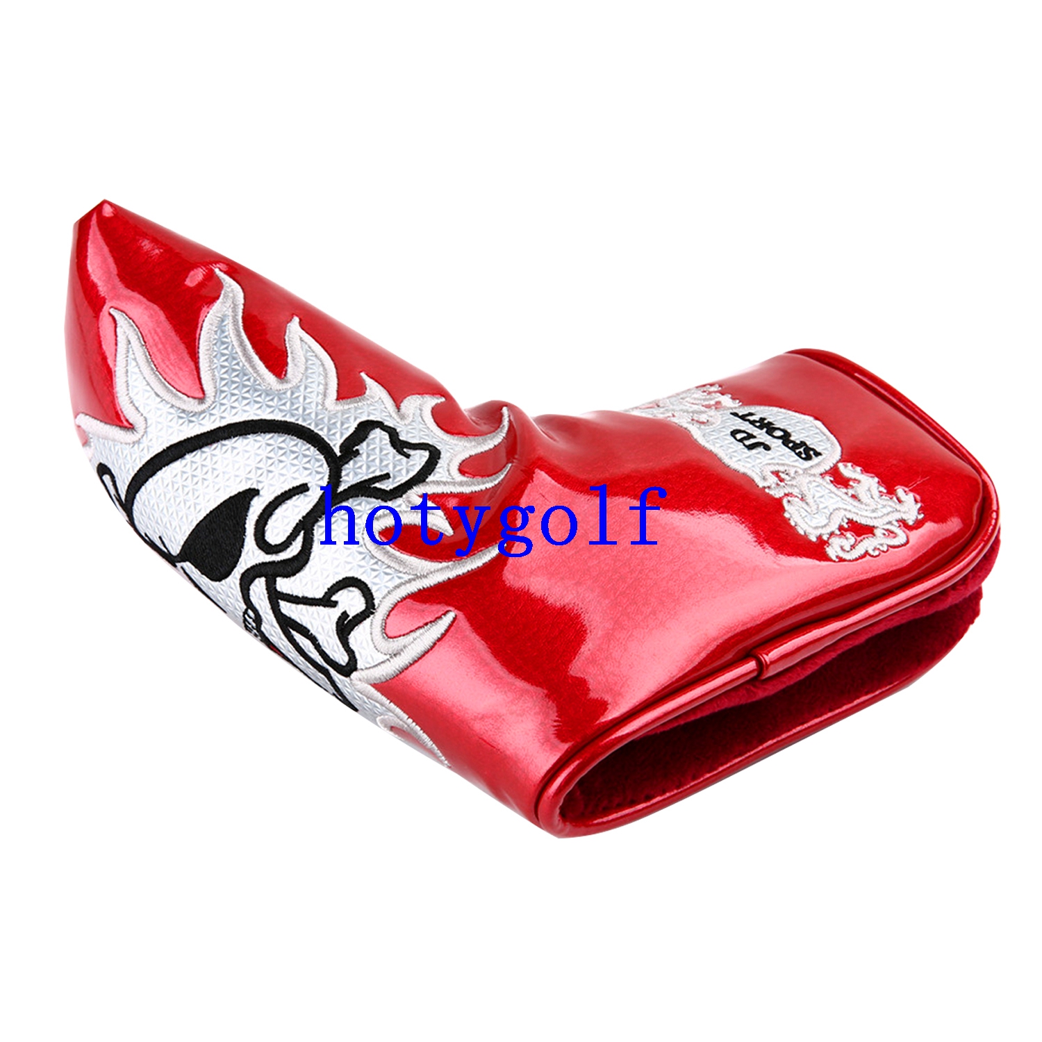 

NEWEST Skull Golf Head cover for putter cover set personality style universal white black blue red 4 colors
