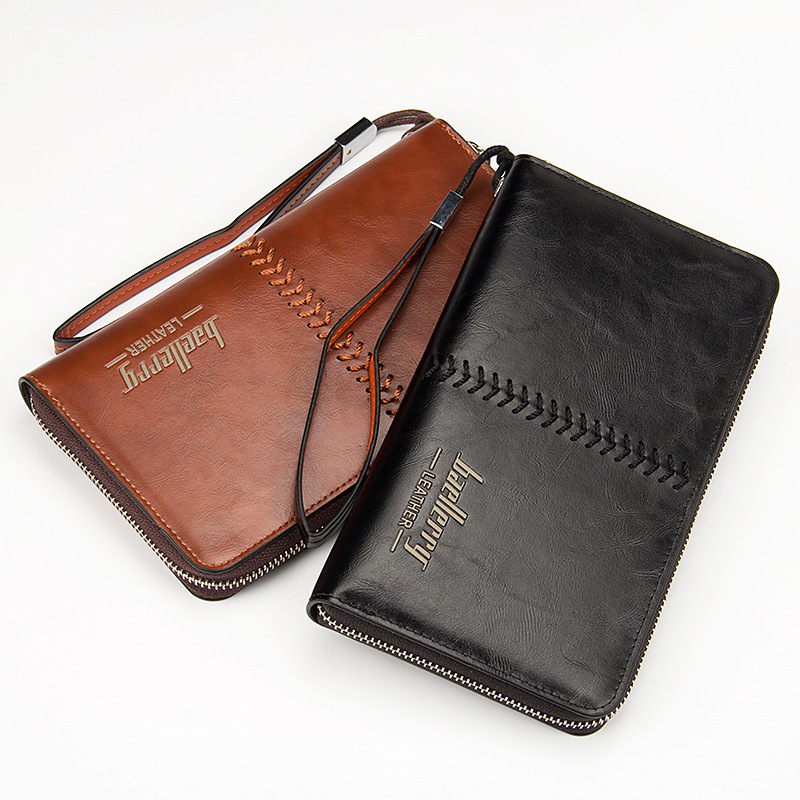 Denaro da Donna Borsa Portafoglio in pelle nuovo portafoglio Wallet Leather carte Astuccio Marrone