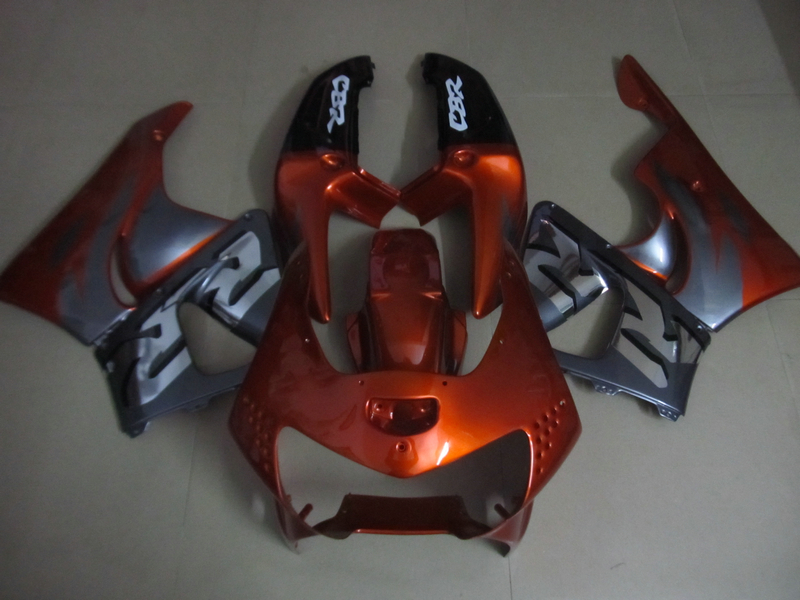 

Bodywork plastic fairing kit for Honda CBR919RR 98 99 wine red silver fairings set CBR 900RR 1998 1999 OT32, Same as picture