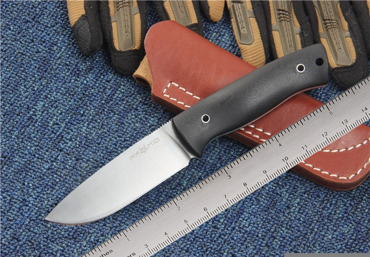 

Collection Fox D2 Fixed Blade Knife G10 Handle Bowie Tactical Camping Hunting Survival Straight Knife Military Utility EDC Gift Knife