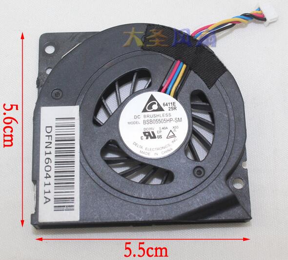

Delta BSB05505HP-SM dedicated 5V 0.4A 4 line motherboard cooling fan