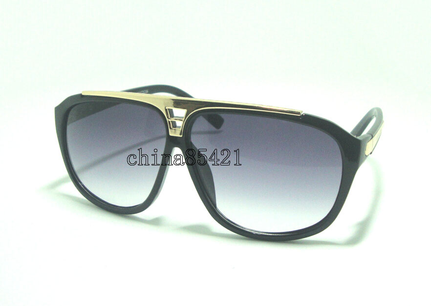 

1Pcs Mens Womens Sunglasses Evidence Sun glasses Designer Black Frame Glasses Eyewear Come With Case And Cleaning Cloth, White;black