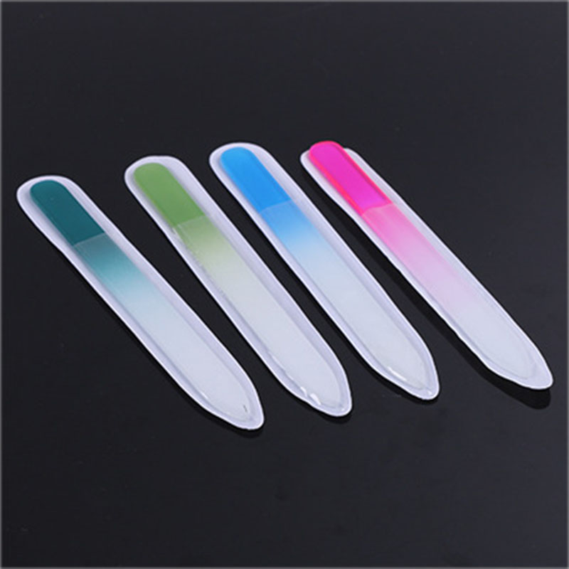 

j2 d063 nail art individual package glass nail files decorations durable crystal nail files buffer manicure nails tools wholesale