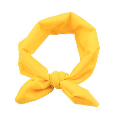

Fashion Women Yoga Cute Bow Hairband Turban Knotted Rabbit Hair Band Headband #R48