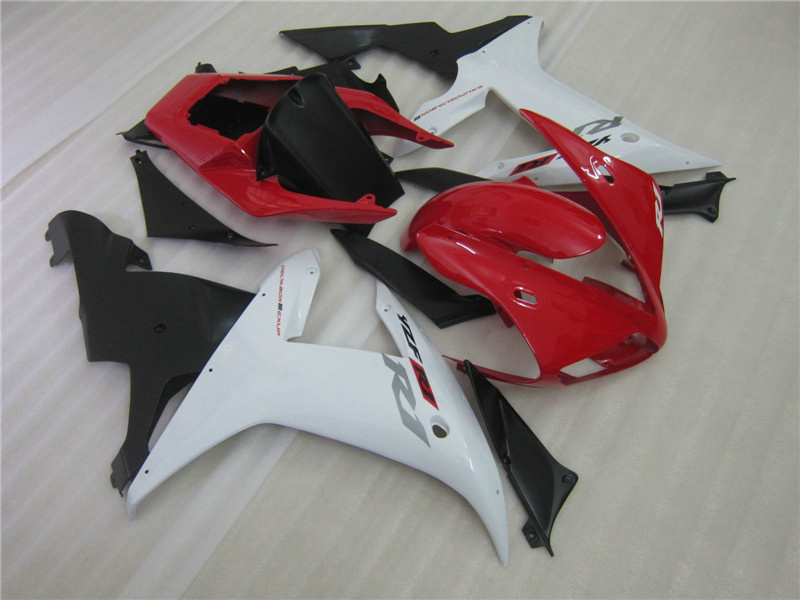 

Bodywork Fairing kit for Yamaha YZF R1 2002 2003 black red white fairings set YZF R1 02 03 QW33, Same as picture