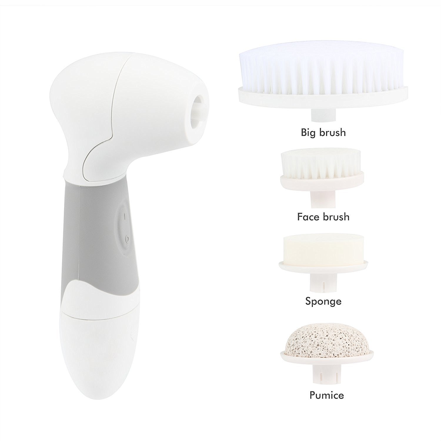 Electric Facial Brush Cleanser Massager Scrubber Face Cleaning Brushes Spa Face Skin Care Device Kits with box package by DHL-image-398200809