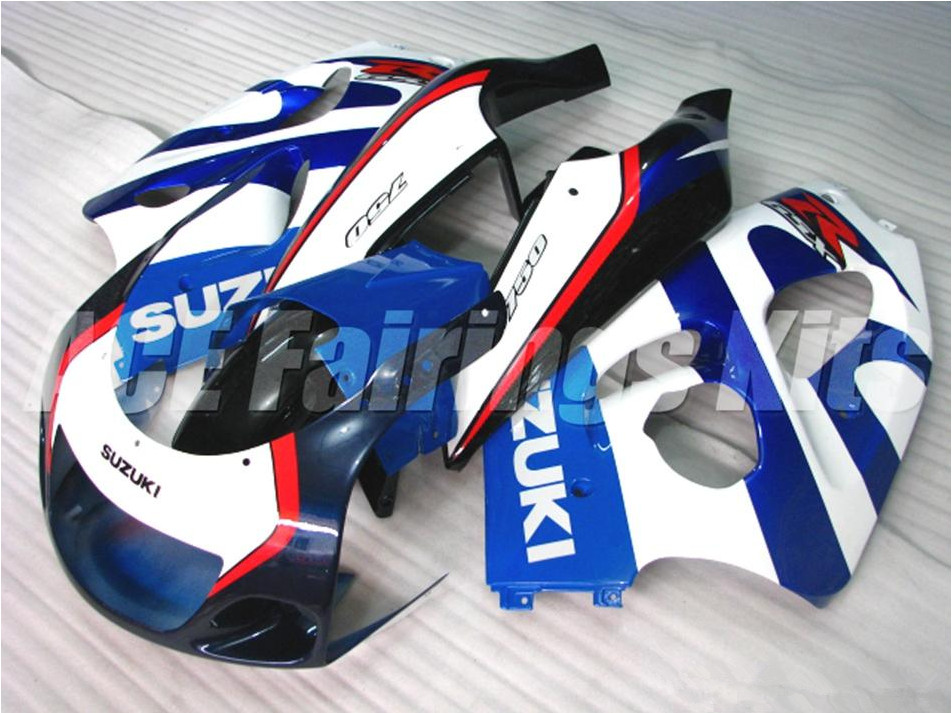 Cadeaux Gratuits Nouveaux kits de carénages de moteur adaptés pour SUZUKI SRAD GSXR750 GSXR600 96-00 1996 1997 1998 1999 2000 R600 R750 Toutes so