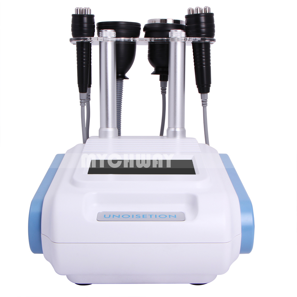 Unoisetion 40K Cavitation Ultrasonic Cellulite Removal RF Skin Lifting Radio Frequency Multipolar Vacuum Body Slimming Machine