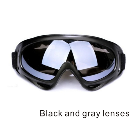 Black and gray lenses