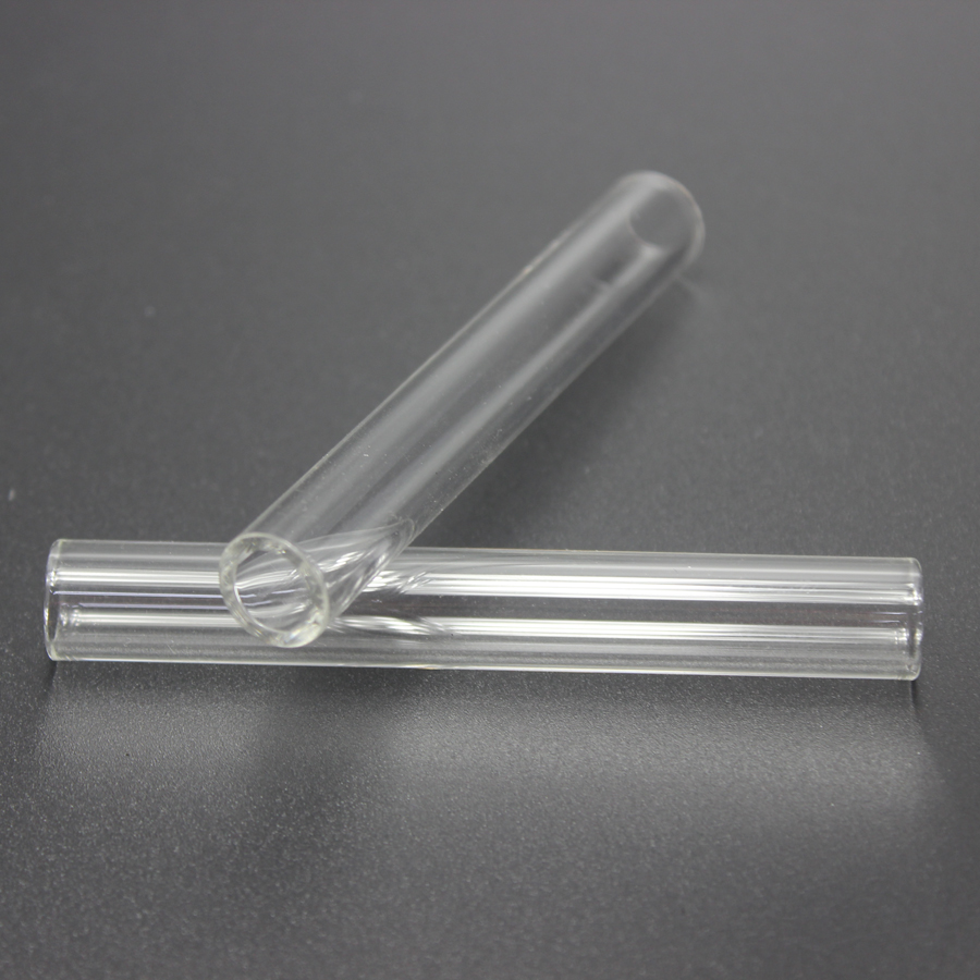 

4 inch Long Glass Borosilicate Blowing Tubes 12mm OD 8mm ID Tubing 2mm Thick Wall Clear Color