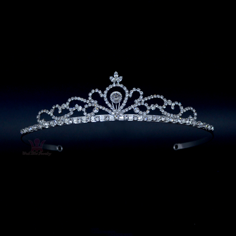 

Swarovski Rhinestone Crystal Weddings And Events Bridal Accessories Flower Girls Headress Birthday Party Gift Exquisite Shiny km149