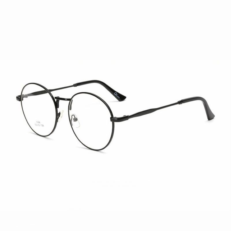 Rétro Cercle Métallique Fil Rond Unisexe Cadres Optiques 52mm Mode Lunettes Hommes / Femmes Lunettes Cadre Vente