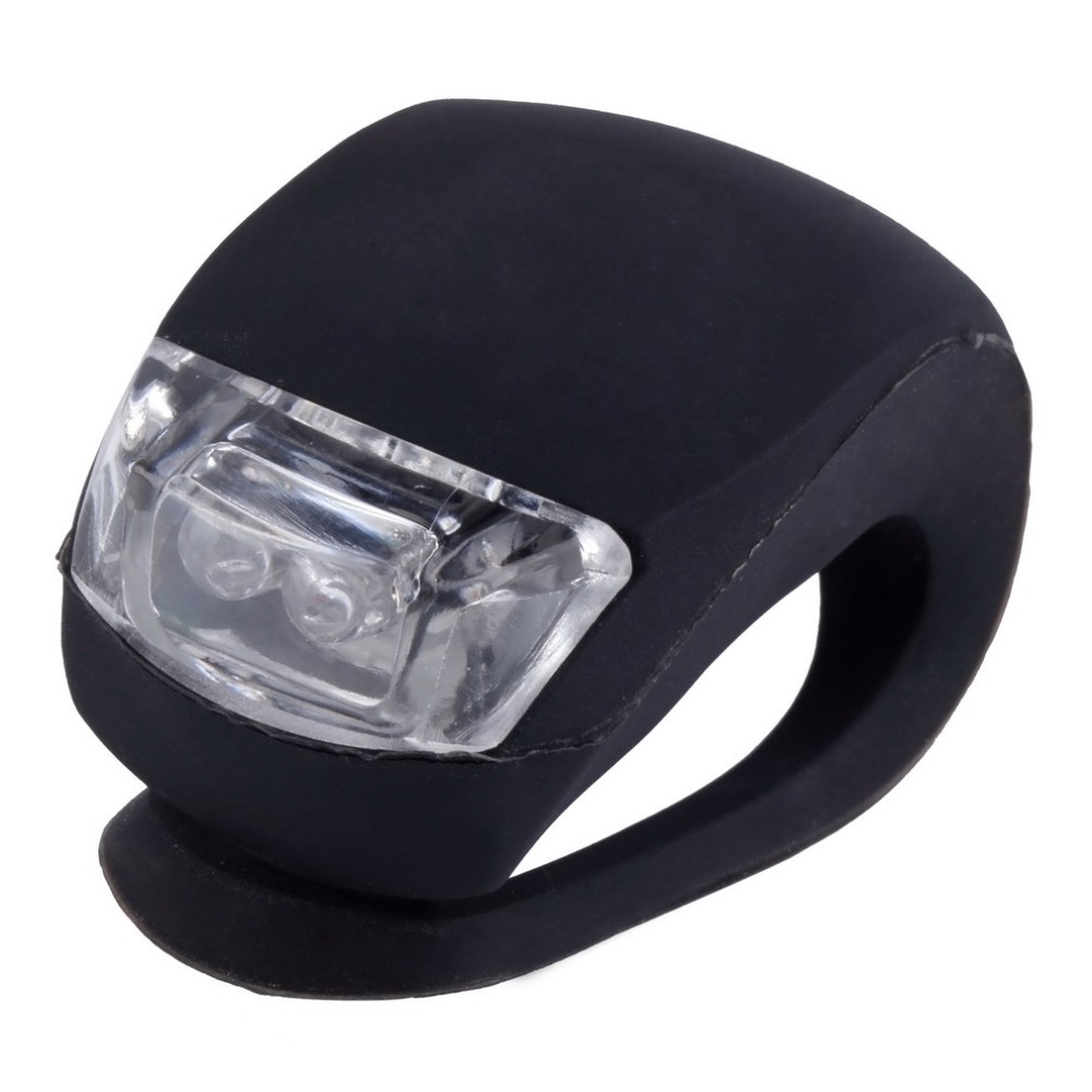 

1 pc Wholesale Silicone Bike Light Bicycle Cycling Head Front Rear Wheel LED Flash Light Lamp