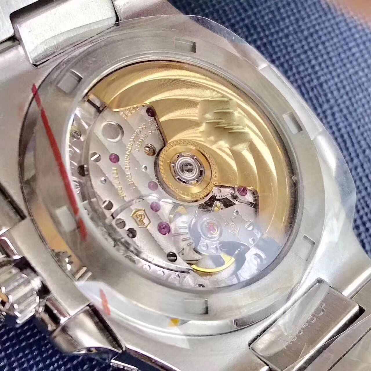 

Top Luxury Super Version Mens Automatic Full Bling Diamond Dial Bracelet Watch Men Miyota 9015 - Cal.324SC Nautilus Rhinestone Watches, White
