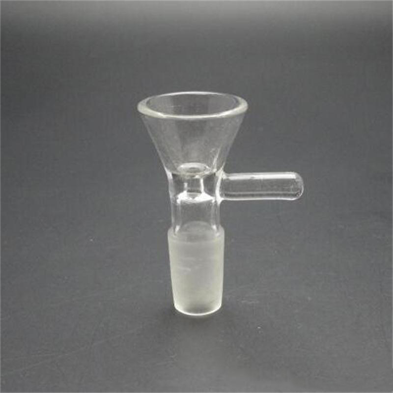 

Clear Color Smoking Bongs Bowl 14.4mm and 18.8mm Glass Bongs Bowl Real Images Glass Bongs Accessories 2019