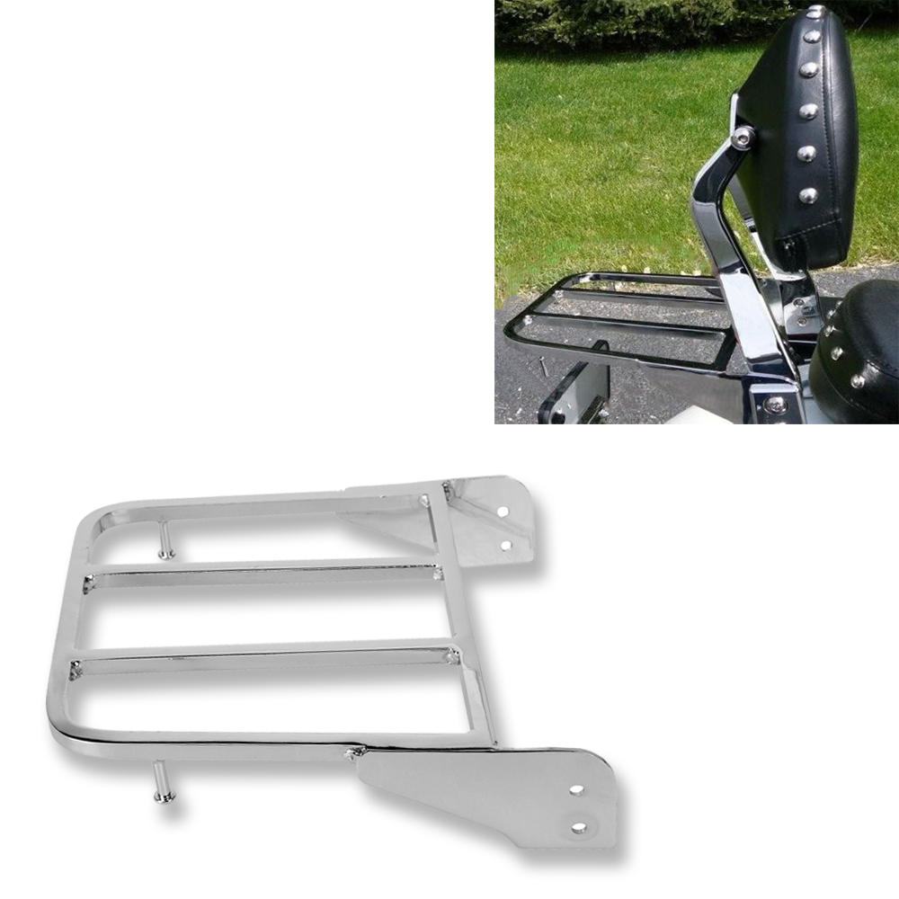 

Chrome Sissy Bar Luggage Rack For Suzuki Volusia VL800 Boulevard 2001-11 M50 C50