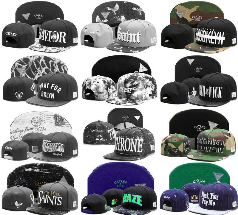 

Wholesale 1PCS Cayler&Sons Snapback caps baseball hats Snapbacks Fashion hat Snapback hats colorful Snapback hat Ball Caps Mens Hat and cap, #34