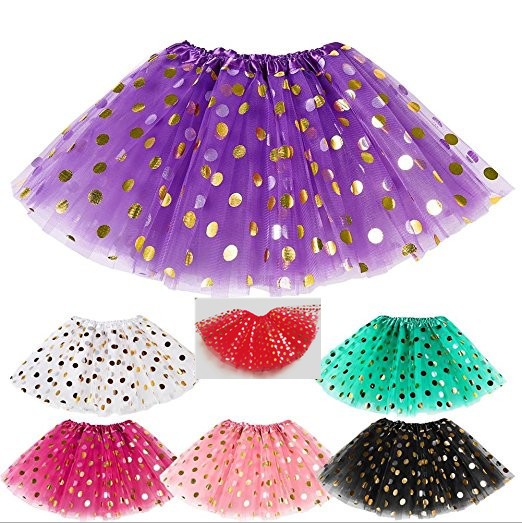 

Dots Baby Girls Skirts polka dot Kids tutu skirt christmas infant pettiskirt Tulle Children Princess Dance Skirts photography props C1575, As the picture