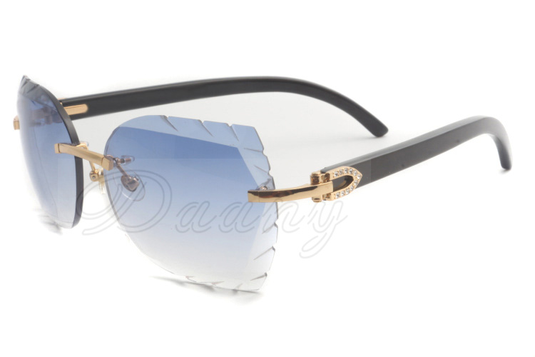 

2019 new natural black horn sunglasses, 8300817, personal custom sunglasses, name can be engraved lenses, size: 58-18-140mm sunglasses,
