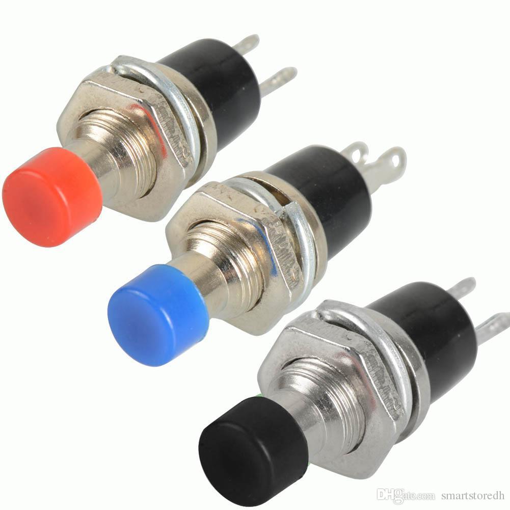 

5x Lockless ON/OFF Push button Switch Press the reset switch PBS-110 B00057 JUST