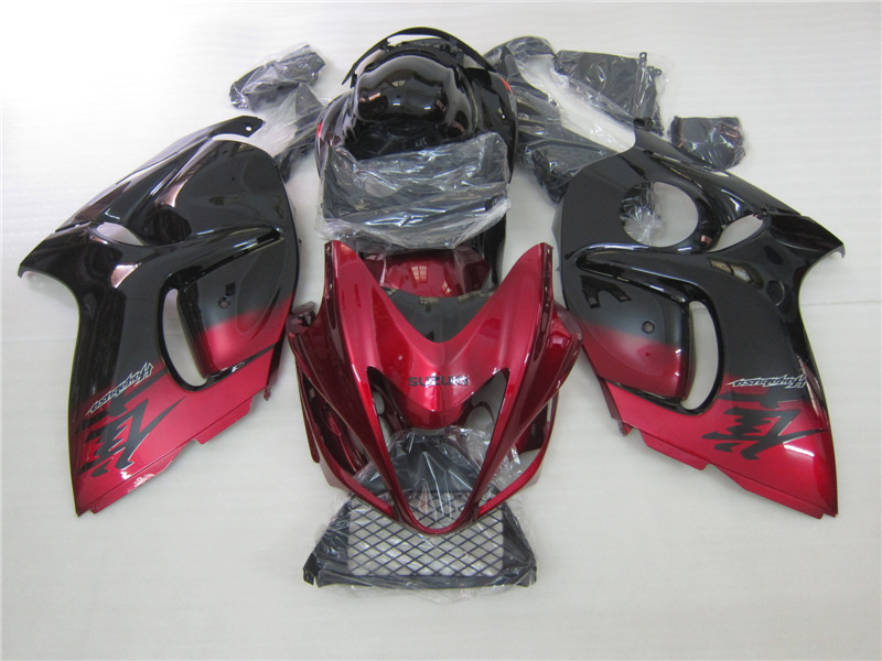 3 cadeaux gratuits New Hot ABS kits de carénage de moto 100% Fit pour Suzuki GSXR 1300 GSXR 1300 2008 2009 2011 Noir Rouge
