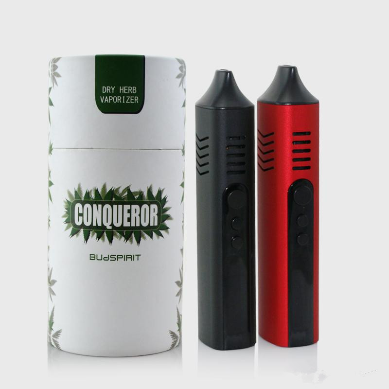 

1pc Conqueror Vaporizer Dry Herb Vapor Starter Kit with Temp Control OLED Screen Herbal Wax Kit Hebe Titan Pro Elite, Black