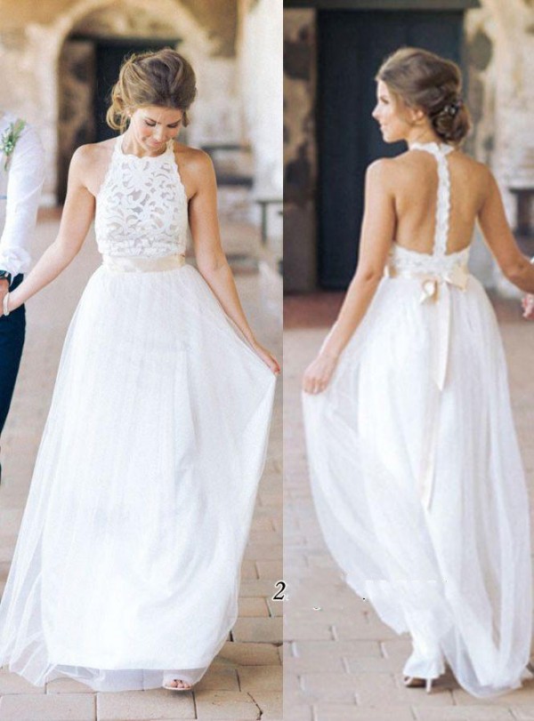 halter dresses for summer wedding