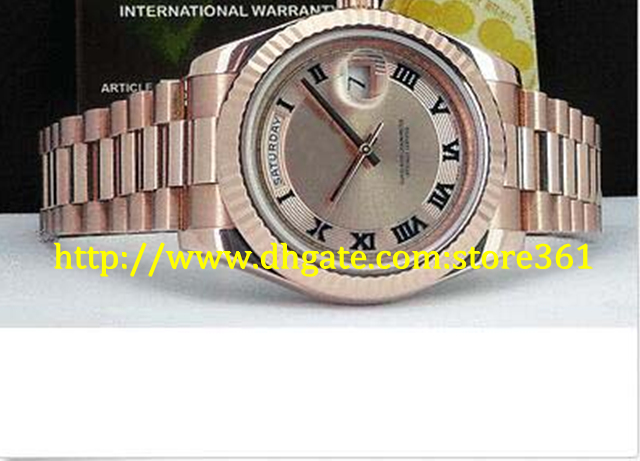 

store361 new arrive watch Everose Gold PRESIDENT II Concentric Roman - 218235