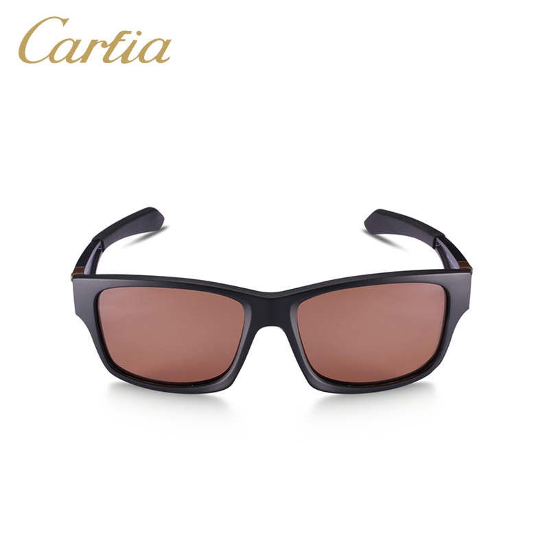 matte black brown lense