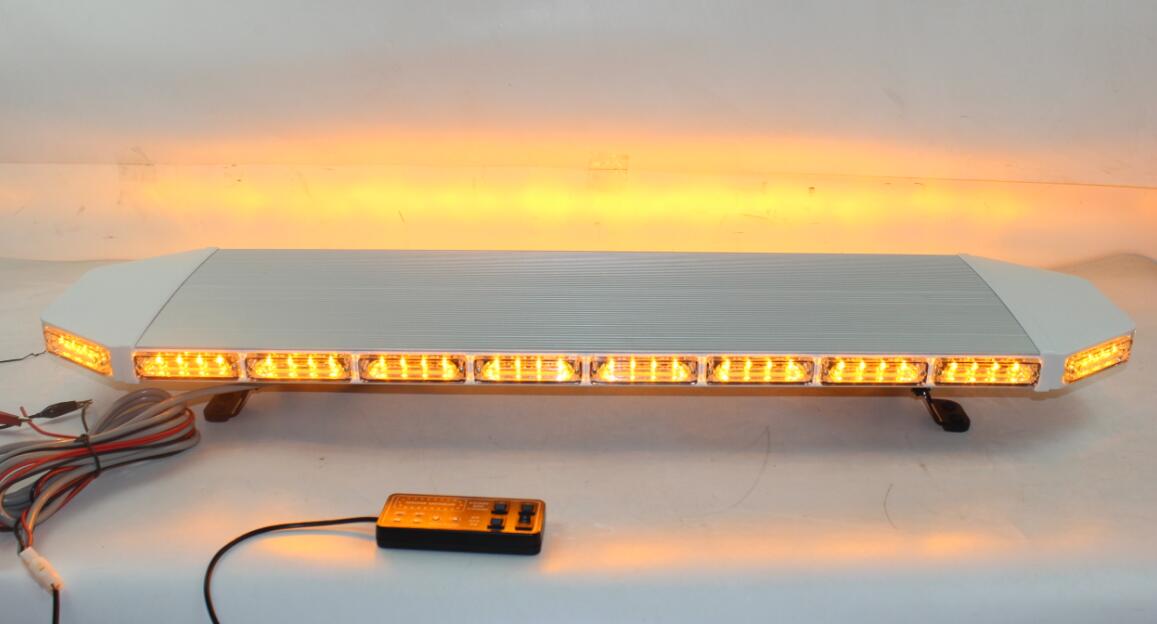 

High intensity 120cm DC12/24V 88W Led emergency lightbar police ambulance fire truck warning lightbar,strobe lightbar,18flash,waterproof, Blue+white
