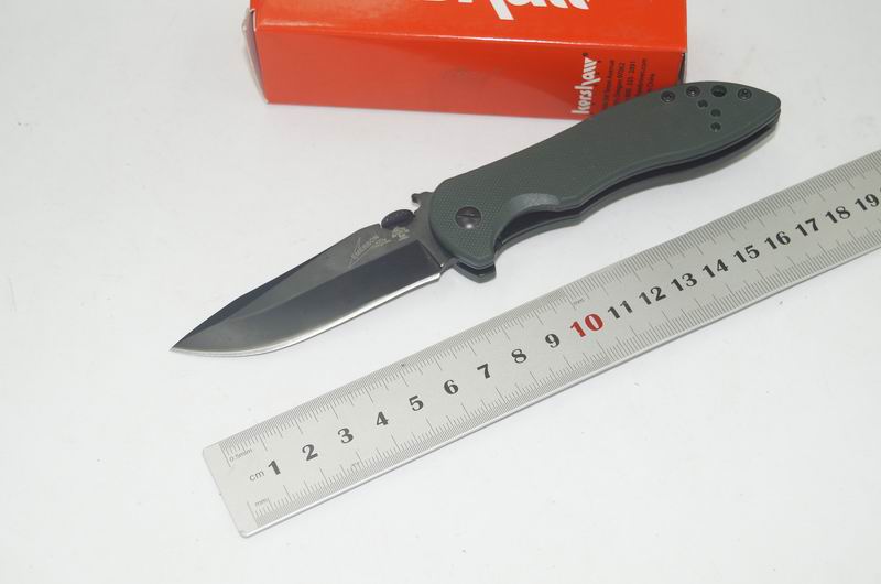 

Kershaw 6074 OLBLK CQC-5K Modified Clip Point Blade Knife Folding Hunting Knives Rescue Camping Survival EDC tool Drop shipping