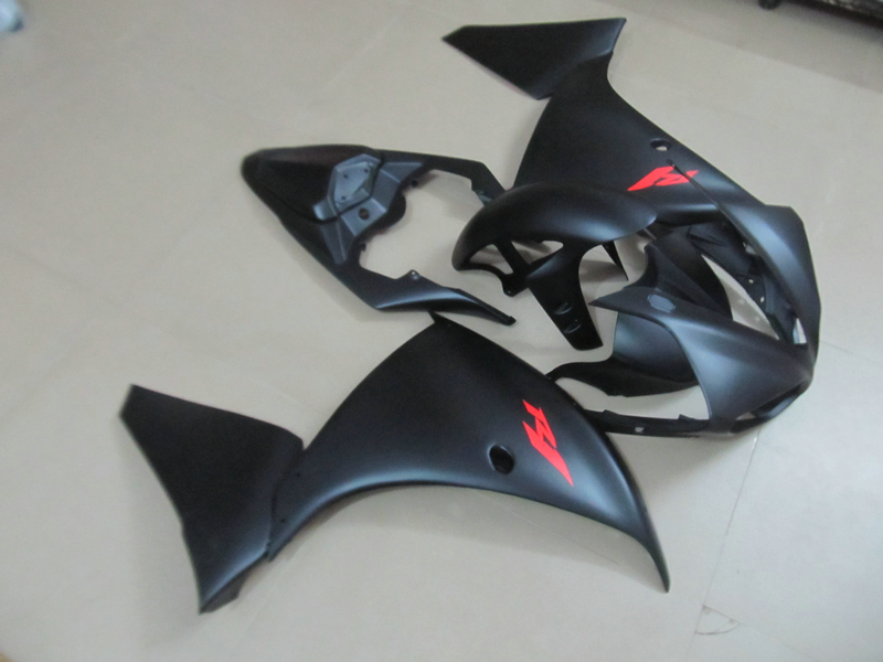 

Injection mold top selling fairing kit for Yamaha YZF R1 09 10 11-14 matte black fairings set YZF R1 2009-2014 OY24, Same as picture
