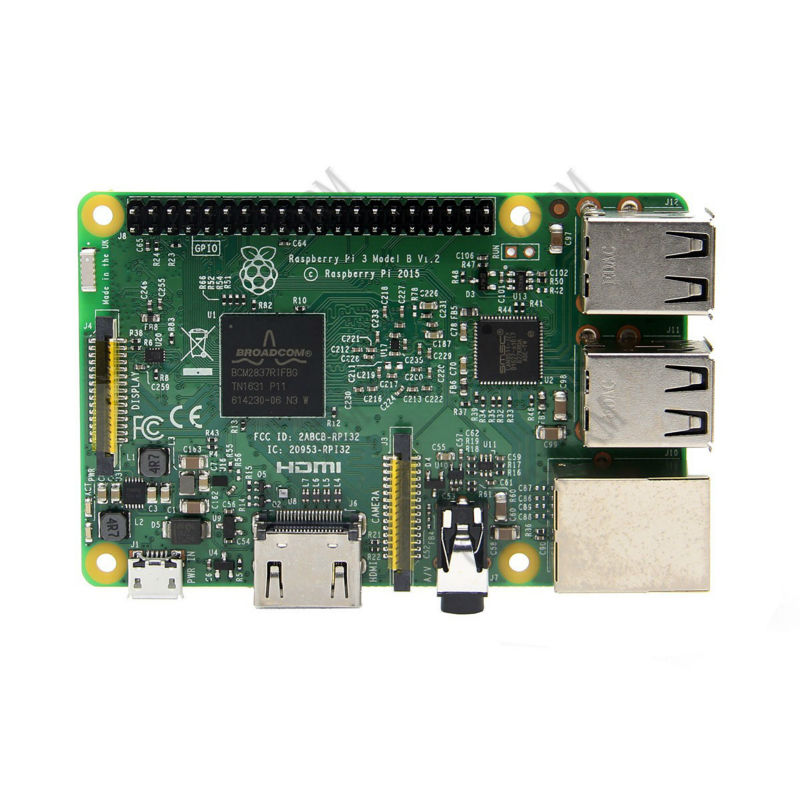 

Freeshiping RS Raspberry Pi 3 Model B ARM Cortex-A53 CPU 1.2GHz 64-Bit Quad-Core Board w/ 1GB RAM Broadcom BCM2837 64Bit Quad Core Processor