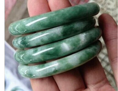 

56-60mm Wholesale-Hot Sale A grade Pure Natural Jade Bangle Bracelet Jade Bracelet With Certificate 2 pcs/lot A1, Black