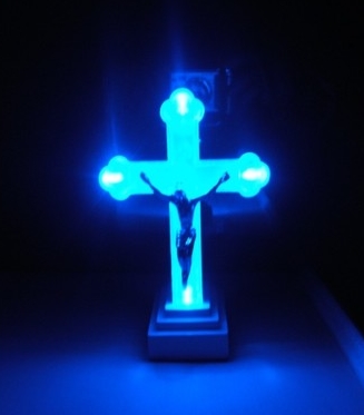 

Novelty Product LED Night Lamp Jesus Shape DC4.5V 3*AAA Power Supply