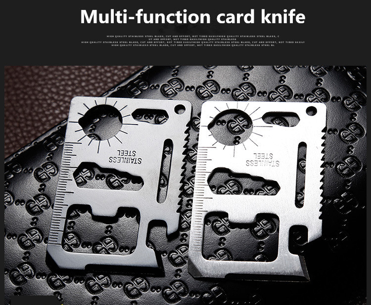 

New EDC 11 in 1 Swiss Army Knife Stainless Multi-function Camping Tool Card Knife Outdoor Knife Bottle Opener Propotabel