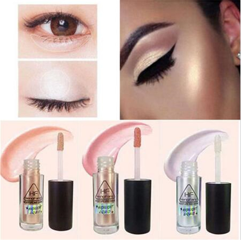 

Makeup Gold Highlighter Liquid Cosmetic Face Contour Brightener Make Up Concealer Face Foundation Bronzer&Highlight Contour Stick 3 Colour