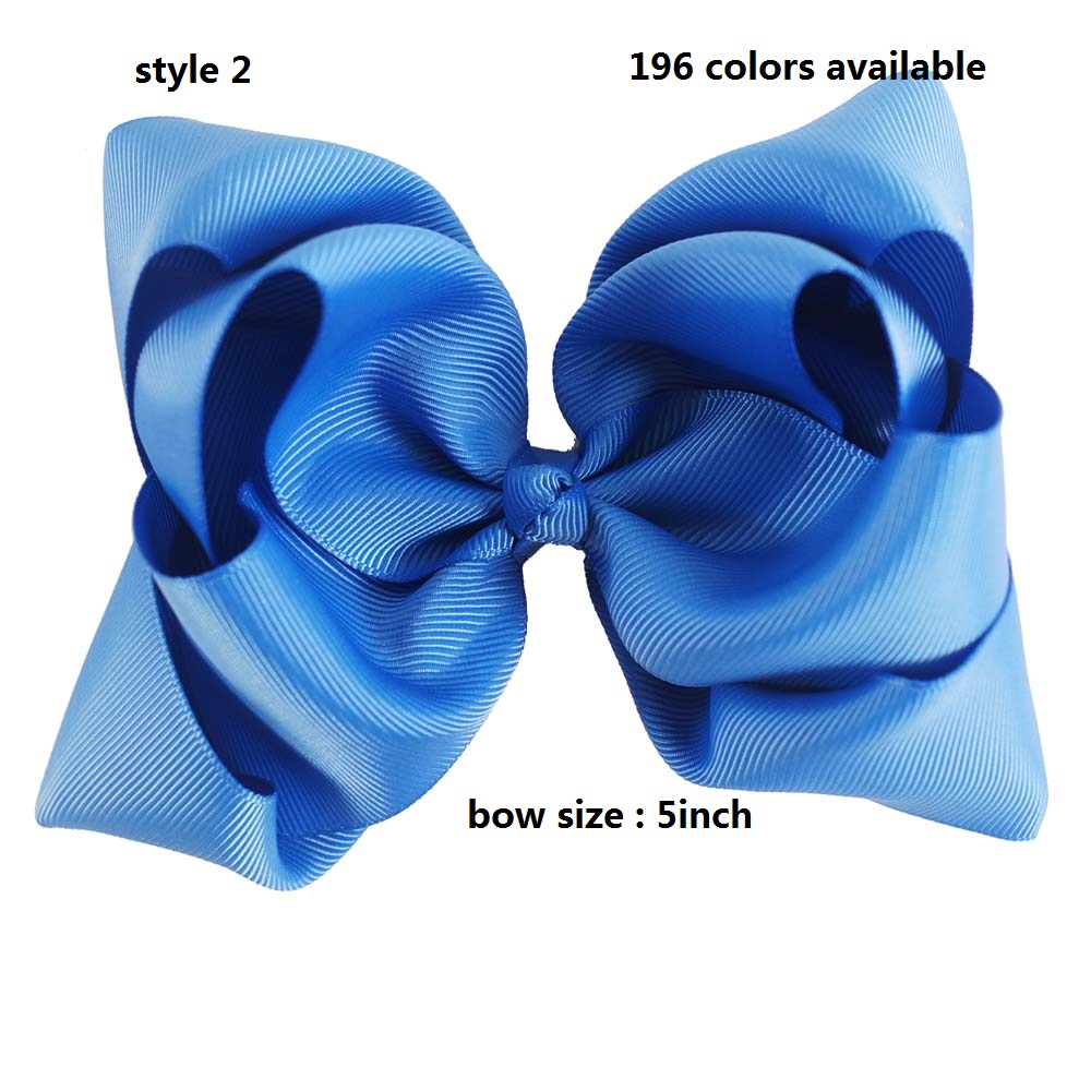 

4 style available ! 5''Newly Design Handmade Double layers Hair Bow With Boutique Alligator Clips Hair Accessories For Sweet Girls 15pcs/, Multi-color