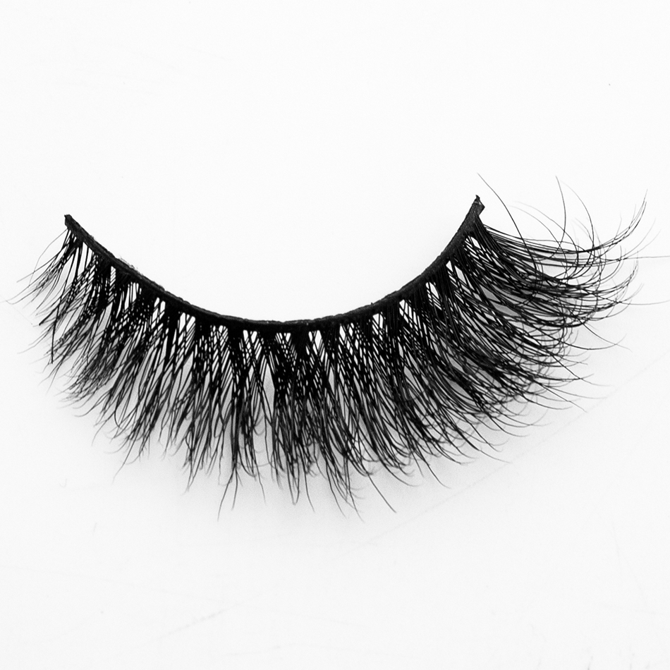 2017 New 1 Pair of Women Fashion Beauty Makeup 100% Pure Handmade Leather Mink Hair Natural Soft False Eyelashes Cross Eyelashes False Eyela-image-399421068