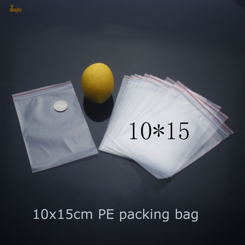 bolsas de regalo packaging free 300pcs size 10x15cm pacakging zipper lock recycle plastic bags pe transparent ziplock clear bags-image-401765938
