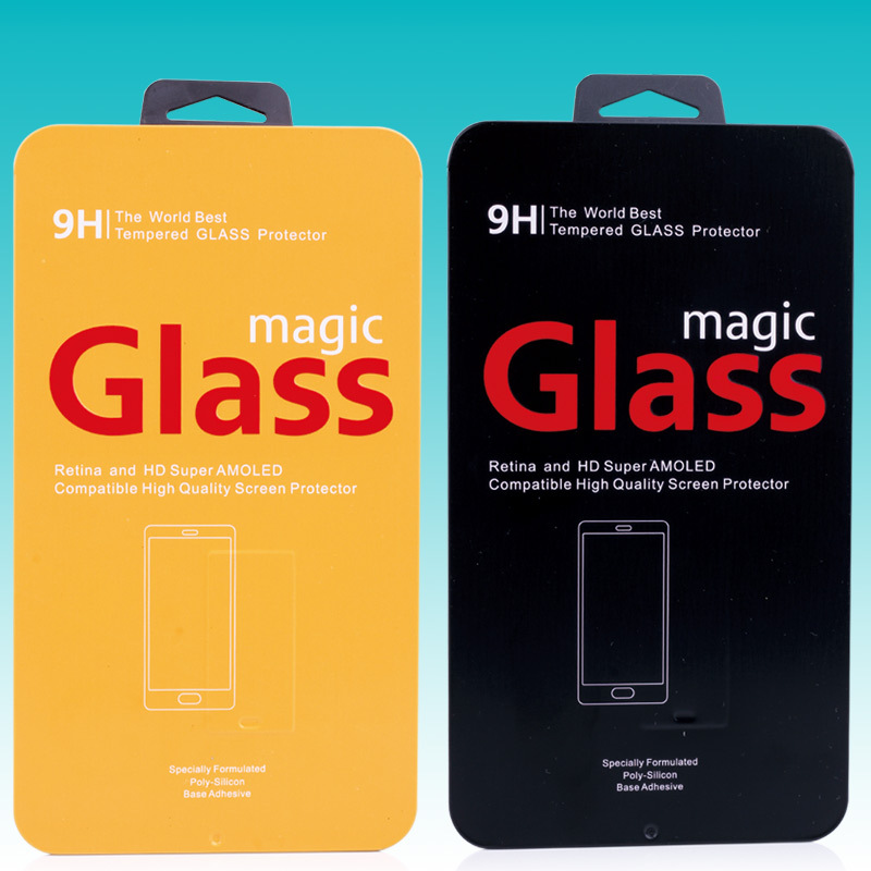 

100pcs Free shipping high quality tin packing BOX for Tempered glass protector screen protecBOX tor for iphone5s 6 6 Plus