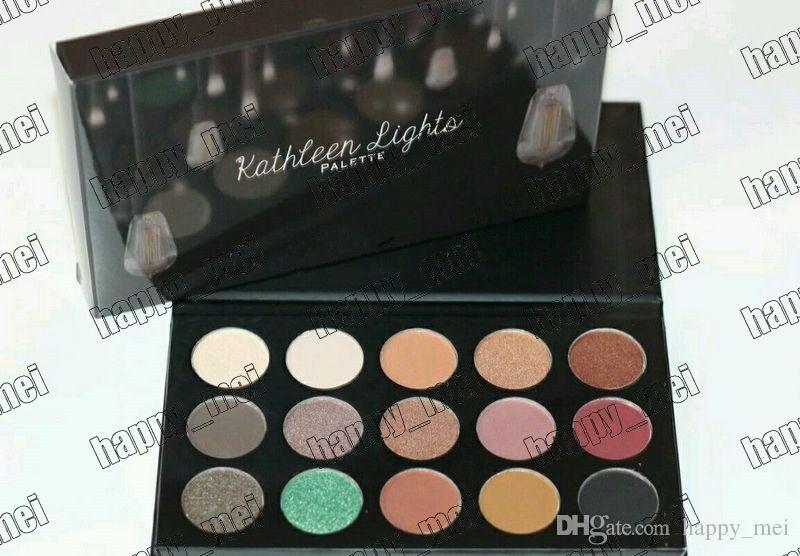 Free Shipping ePacket New Makeup Kathleen Lights Palette 15 Colors Eyeshadow!-image-397616864