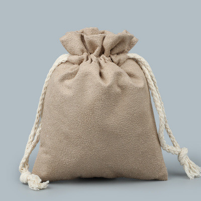 

Small Thicken Velvet Towel lining Pouch Drawstring Jewelry Storage Bag Crafts Trinket Bead Necklace Bracelet Gift Packaging Bags 2pcs/lot