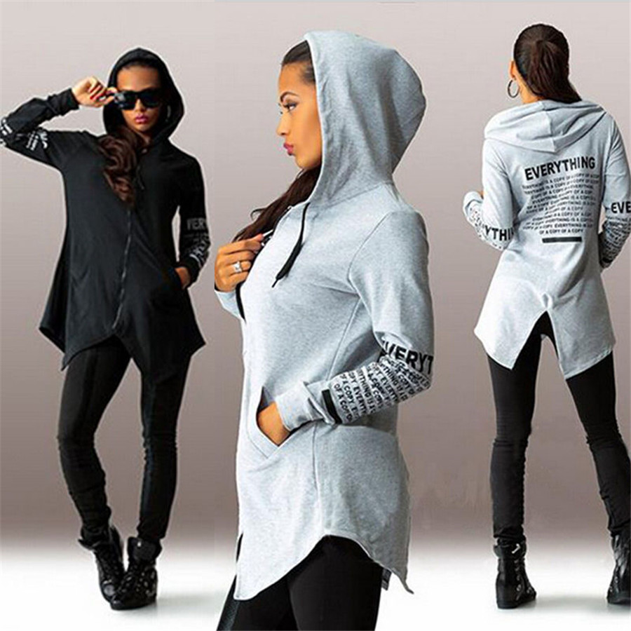 New 2019 autumn women hoodie bomber jacket Black Casual New Style Outwear Thin Long Slim Baseball Jacket Women Basic Coats
